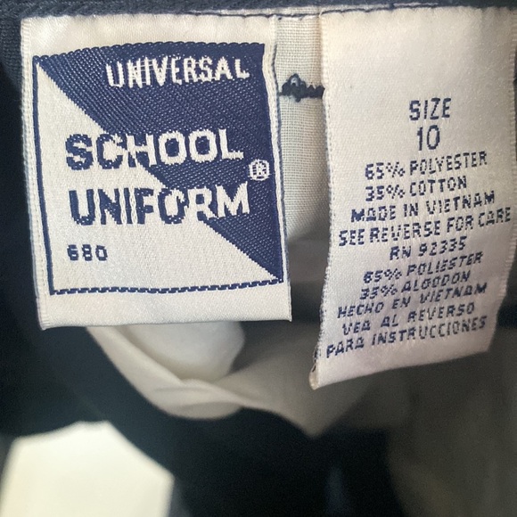 NWT Kids Blue School Uniform Shorts size 10 - Picture 3 of 4